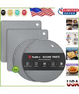 Set of 4 BPA-Free Silicone Trivets - Versatile Hot Pads for Every Kitchen - $455.80 MXN