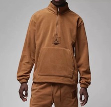 NWT men&#39;s medium nike Jordan Essentials Winterized Fleece Half-Zip FD786... - $92.75 CAD