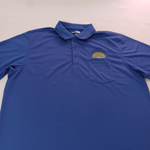 Corner Stone City of Sunny Isles Beach Men's 2XL Blue Polo Shirt Short Sleeve image 7