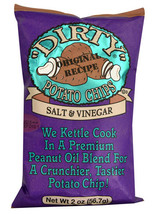 Dirty Chips Salt &amp; Vinegar Case Of 25 2 Oz Bags 2 Boxes 50 Pieces Total! - £47.33 GBP