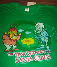 The Year Without A Santa Claus Christmas T-Shirt Mens Medium Snow Heat Miser New - £15.59 GBP
