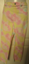 Hue Vapor Tie Dye Denim Capri leggings Size Medium Style U22467H - £11.66 GBP