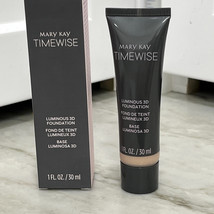 New In Box Mary Kay Timewise Luminous 3D Foundation Beige C 120 Full Size - $532.02 MXN