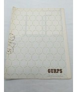 1987 Gurps Battle Map Steve Jackson Games Double Sided Forest Dungeon - €9,70 EUR
