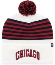 Chicago Bulls NBA &#39;47 City Edition 23 Double Sided Cuff Pom Knit Hat Cap... - €21,70 EUR