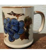 Vintage Stoneware Grapevine, Grapes Mug, 1970s, Japanese Stoneware Hand... - £9.31 GBP