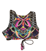 No Boundaries Size XL Bikini Top Swimsuit Top Black White Tribal Print T... - $15.00