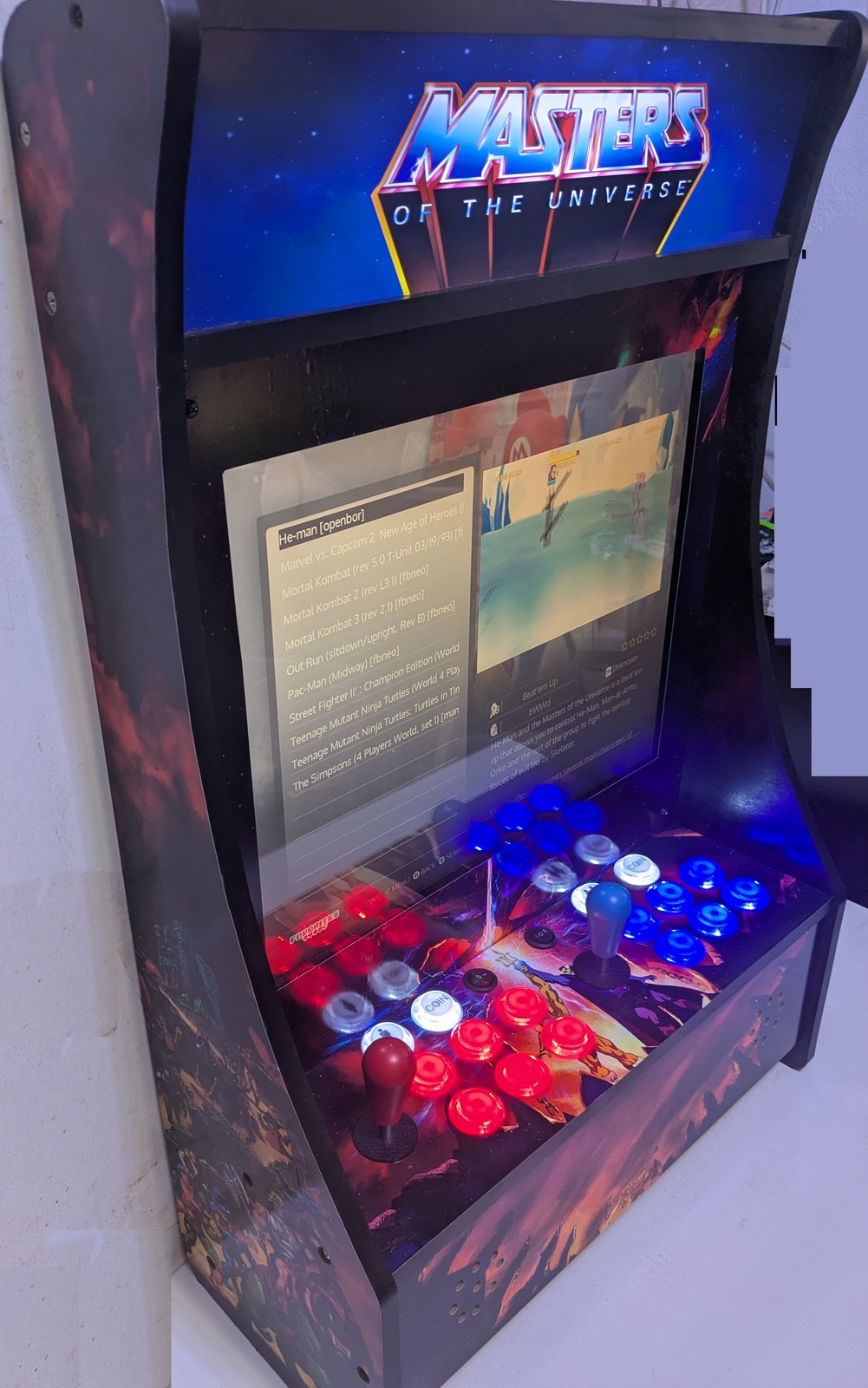 Arcade Masters of the Universe PartyCade 19&quot;screen Wall / bar mount - $689.99