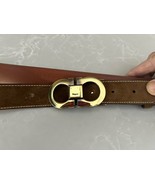 Ferragamo Brown  Suede Belt 115 - $222.75