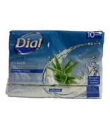 10 Pack Dial Deodorant Soap Icy Aloe Clean Rinsing Non Drying 4 Oz. Bars - £59.71 GBP