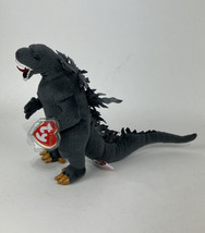 Ty Japan Beanie Buddy Godzilla (black eyes) plush Japan & NY Toy Exclusive - $87.22