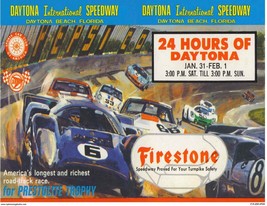 24 hrs of Daytona- 1970 | POSTER 18 X 24 INCH | - £19.83 GBP