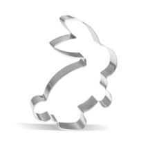 4.1 Inch Bunny Rabbit Cookie Cutter - Stainless Steel - £10.22 GBP