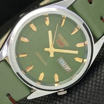 Vintage Refurbished Seiko 5 Auto 7009A Japan Mens D/D Green Watch 603-a313732-6 - £31.45 GBP