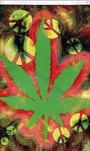 Peace Tie Dye Marijuana Flag - 5x3 Ft - £15.97 GBP