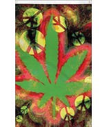 Peace Tie Dye Marijuana Flag - 5x3 Ft - £15.72 GBP