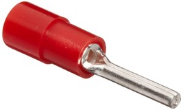 Nylon Insulated, 22-16 Wire Size, 0.075&quot; Pin Width, Red, Morris, Pack Of... - $34.97