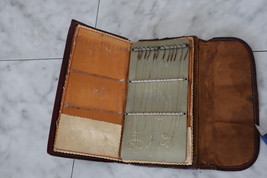 Antique 1880-1885 The Bray Fishing Hook Set Leather Fly Wallet - £58.57 GBP
