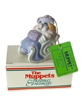 Muppets Christmas Ornament Miss Piggy 1980 Sigma Porcelain Box Figurine Henson - £30.89 GBP