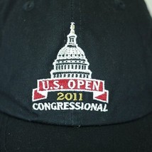 Genuine USGA Member US OPEN 2011 CONGRESSIONAL Tournament Navy Blue Golf... - $19.79