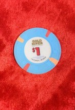 Gold River Casino Laughlin Nevada $1 Chip 1990&#39;s  - £7.79 GBP