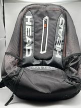 HEAD Tour Team Backpack  Black And Neon Orange 3 Compartments - $29.99
