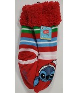 Disney Lilo &amp; Stitch Women&#39;s Holiday Slipper Socks, 1-Pack, Size 4-10 Mu... - $23.60 CAD