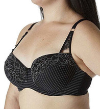 Ashley Graham Womens Intimate Showstopper Bra,Size 34DDD,BLACK - £46.40 GBP