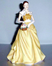 Royal Doulton Rachel Figurine HN5526 Pretty Ladies 8.75&quot; Yellow Gown New - £157.14 GBP