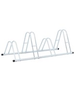  Bicycle Stand for 4 Bikes Floor Freestanding Galvanized Steel - $110.49