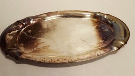 SILVER PLATED Lehman Brothers SMALL Serving TRAY 10.5&quot; PLATTER - $18.80