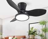 Ocioc Quiet Ceiling Fan With Led Light Dc Motor 32 Inch Large Air Volume... - £61.23 GBP