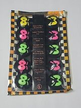 VTG Spooky Eerie Eyes Halloween String 10 Light Set Creepy Faces Glow Da... - $19.80