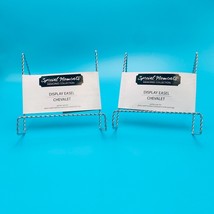 Special Moments Small Metal Display Easels Silver Tone (2 easels) - $11.25 CAD