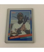 1991 Donruss Rare Baseball Card 3 Error  Card JOSE URIBE #375  Near Mint... - $541.45 CAD