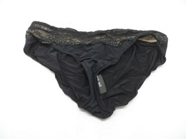 Adore Me Women&#39;s Lace Front Panty 06442 Black Size XS - $4.74