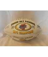 Rare Green Bay Packers 2007 NFC Champions Limited Edition Embossed Football - £157.27 GBP