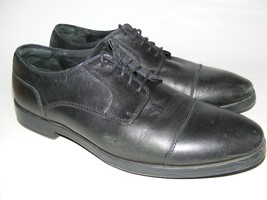 Cole Haan Grand OS Mens Size 9.5 M Dress Shoes Oxfords Black Leather Cap Toe - $31.75