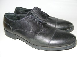 Cole Haan Grand OS Mens Size 9.5 M Dress Shoes Oxfords Black Leather Cap Toe - £25.51 GBP