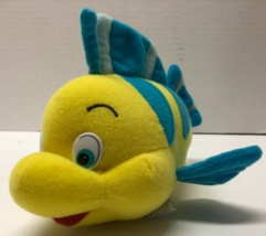 Disney The Little Mermaid FLOUNDER 8&quot; Vintage Plush Figure - $185.83 MXN