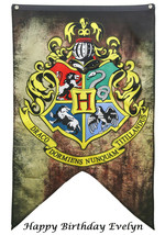 Harry Potter Hogwarts Flag Edible Cake Topper Decoration - £10.29 GBP