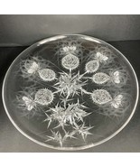 Bohemian Czech Crystal Intaglio Cut Platter by Josef SVAR... - £349.12 GBP