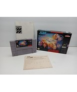 Star Trek The Next Generation Future&#39;s Past 1991 Super Nintendo with Box... - £39.90 GBP