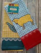 Two (2) The Pioneer Woman ~ &quot;Animals&quot; ~ Kitchen Towels ~ 16&quot; x 28&quot; - £17.67 GBP