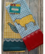 Two (2) The Pioneer Woman ~ &quot;Animals&quot; ~ Kitchen Towels ~ 16&quot; x 28&quot; - £17.67 GBP