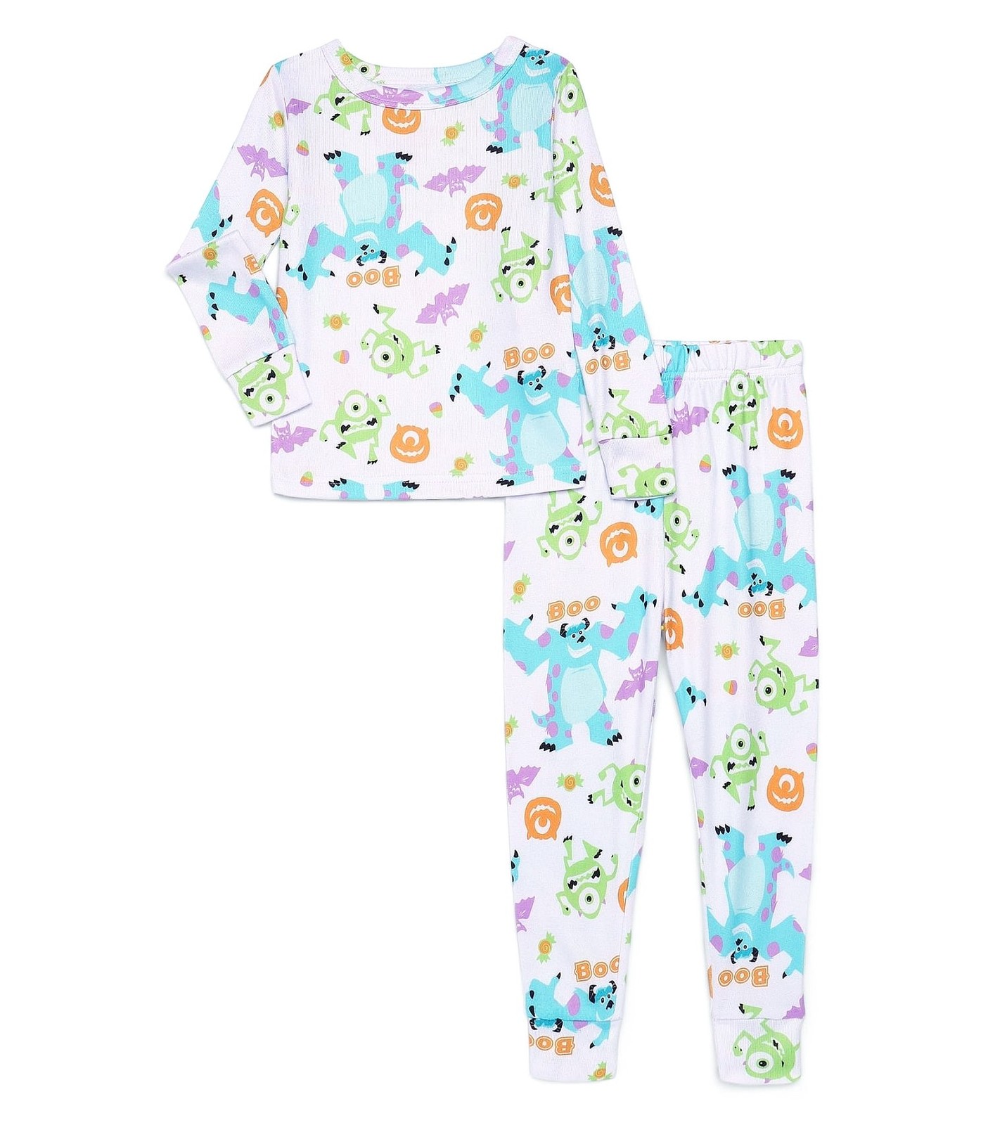 Monsters Inc. Sully and Mike Wazowski Toddler Kids Print Halloween Pajama Set Item image 7