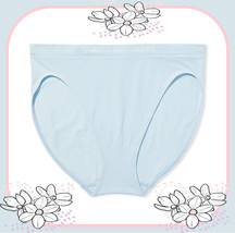 Xl Lt Blue Seamless Noshow Fullcover Victorias Secret High Leg Waist Brief Panty - £8.76 GBP