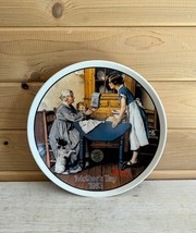 Norman Rockwell Plate First Limited Edition 1983 Vintage 14668B 8.5&quot; Add... - £27.78 GBP