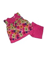 Nursery Rhymes Baby Girl&#39;s Pink Shorts Floral Shirt Set, Size 3 Months - $145.66 MXN