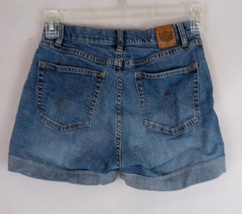 Jag Jeans Distressed Embroidered Denim Booty Jean Shorts Size 6 Inseam 3&quot; - £12.95 GBP